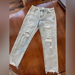 Princess Polly Womens Jeans with Distressing